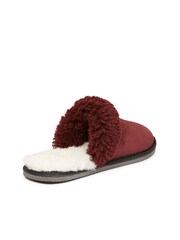 Celtic & Co Red Ladies' Turnback Mules - Image 4 of 5