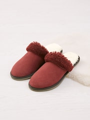 Celtic & Co Red Ladies' Turnback Mules - Image 5 of 5