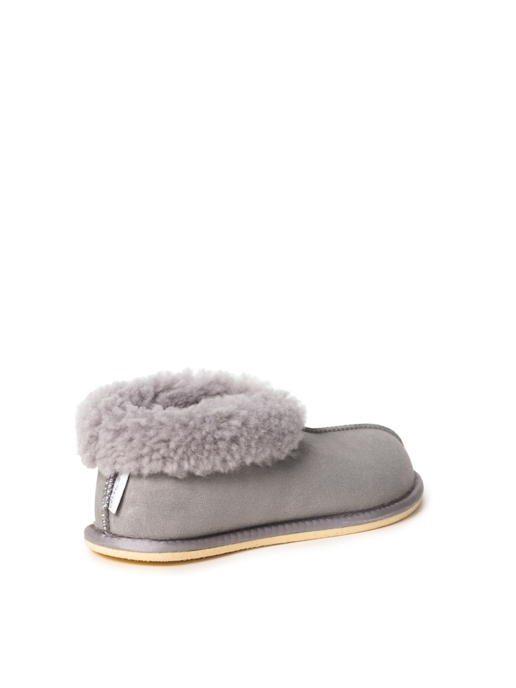 Grau - Celtic & Co. Damen Hausschuhe mit Lammfell - Bild 11 von 11