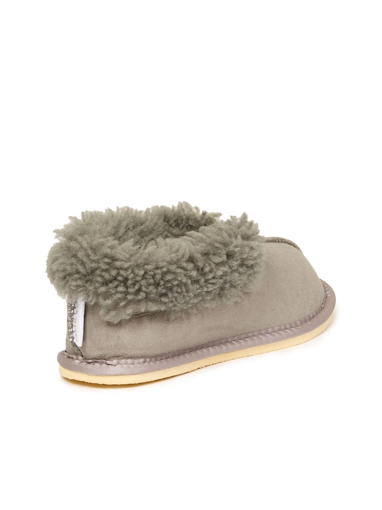 Celtic & Co. Ladies Sheepskin Bootee Slippers - Image 4 of 4