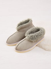 Grau - Celtic & Co. Damen Hausschuhe mit Lammfell - Bild 9 von 11
