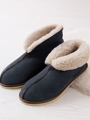 Celtic & Co. Ladies Sheepskin Bootee Slippers - Image 4 of 4