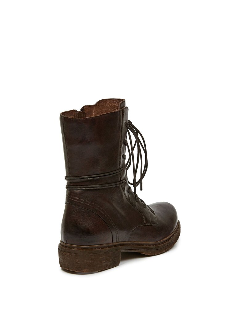 Celtic & Co. Ladies Brown Derby Boots - Image 5 of 5