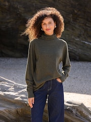 Celtic & Co. Womens Geelong Slouch Roll Neck Jumper - Image 1 of 3