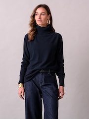 Celtic & Co. Womens Geelong Slouch Roll Neck Jumper - Image 1 of 6