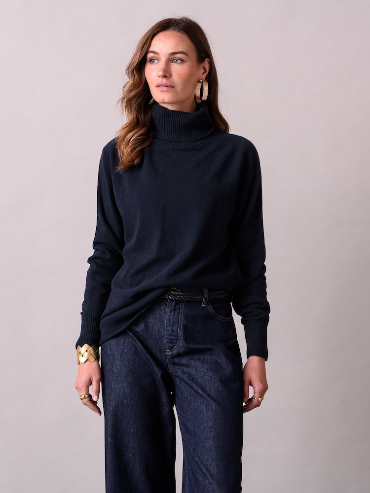 Celtic & Co. Womens Geelong Slouch Roll Neck Jumper - Image 1 of 6