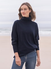 Celtic & Co. Womens Geelong Slouch Roll Neck Jumper - Image 2 of 6