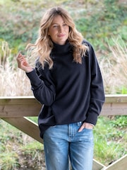 Celtic & Co. Womens Geelong Slouch Roll Neck Jumper - Image 4 of 6