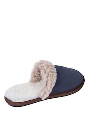 Celtic & Co. Ladies Blue Turnback Mules - Image 4 of 4