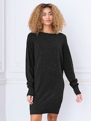 Celtic & Co. Womens Grey Supersoft Slouch Dress - Image 1 of 4