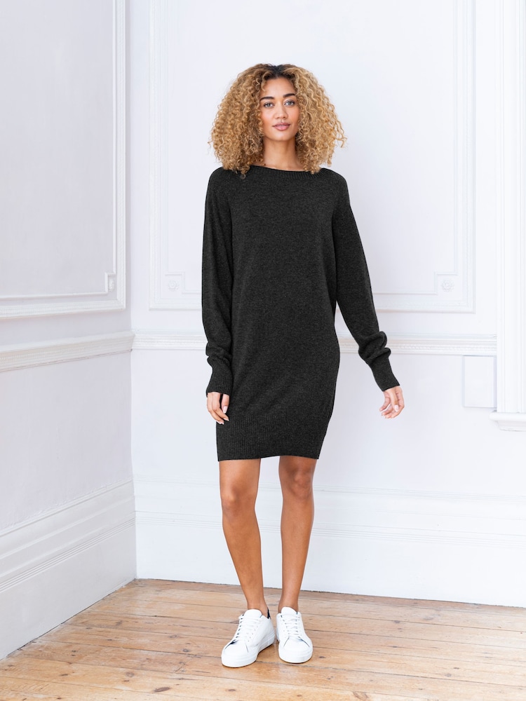 Celtic & Co. Womens Grey Supersoft Slouch Dress - Image 2 of 4