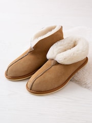Celtic & Co. Ladies Sheepskin Bootee Slippers - Image 4 of 4