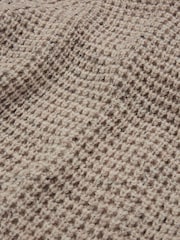 Naravni - Celtic & Co.. Moški z vafljasto strukturo Stitch pletena jopa - Slika 4 iz 4