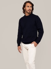 Celtic & Co. Mens Fishermans Ribbed Jumper - Image 1 of 4