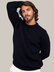 Celtic & Co. Mens Fishermans Ribbed Jumper - Image 2 of 4