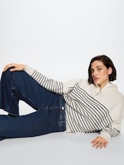 Mango Jeans Blue High Waist Culottes - Image 3 of 8