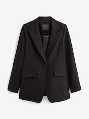 Black Tailored Fuller Bust Blazer - Image 4 of 5