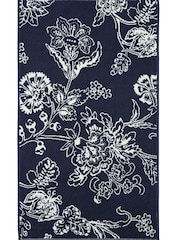 Joules Blue Indienne Floral Bath Mat - Image 2 of 2