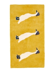 Joules Gold Delia Duck Bath Mat - Image 2 of 2