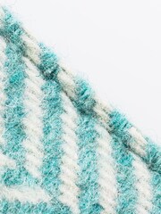 Hugo & Hudson Aqua Blue Herringbone Dog Collar - Image 4 of 4
