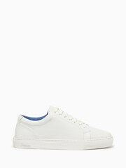 Oliver Sweeney White Calf Leather Trainers - Image 1 of 5