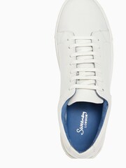 Oliver Sweeney White Calf Leather Trainers - Image 4 of 5
