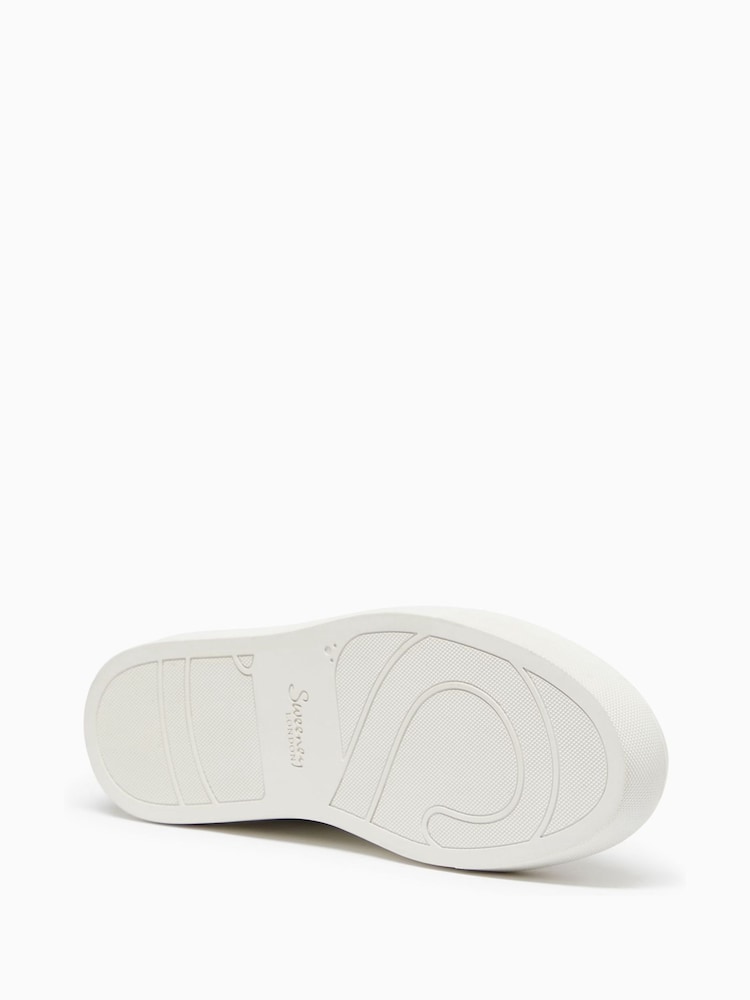 Oliver Sweeney White Calf Leather Trainers - Image 5 of 5
