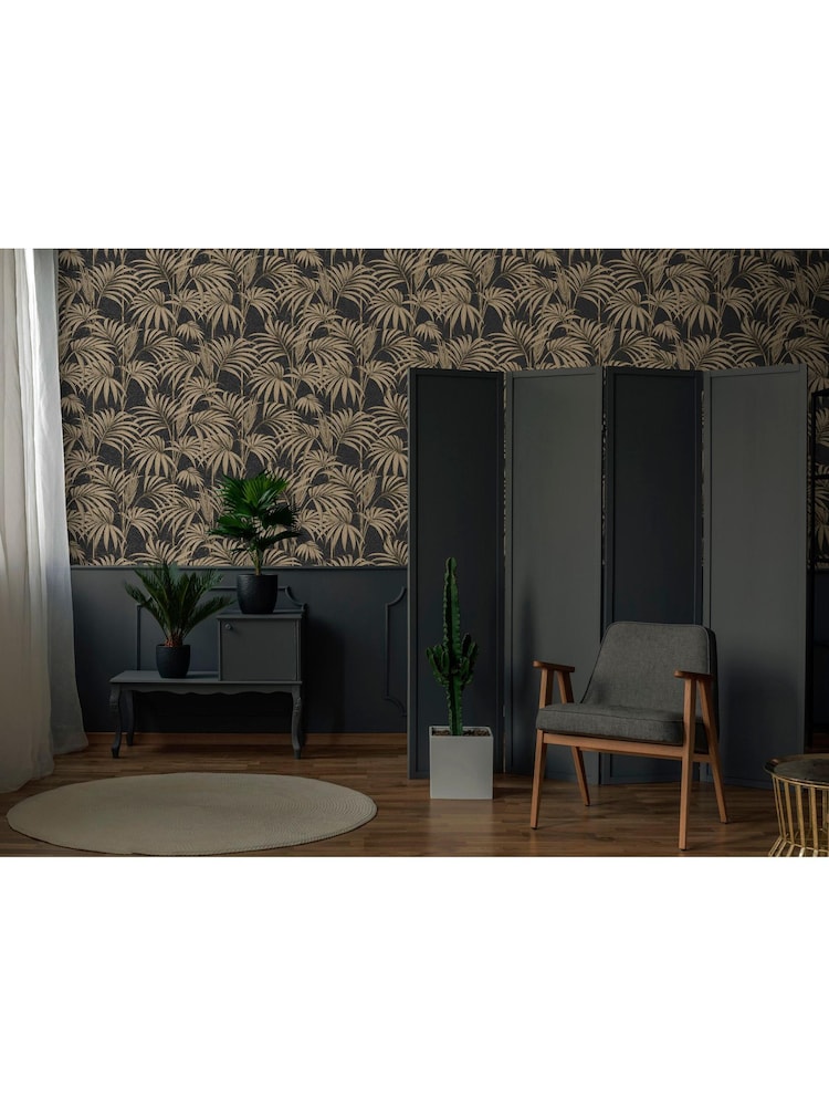 Julien Macdonald Black Honolulu 10M Wallpaper - Image 2 of 3