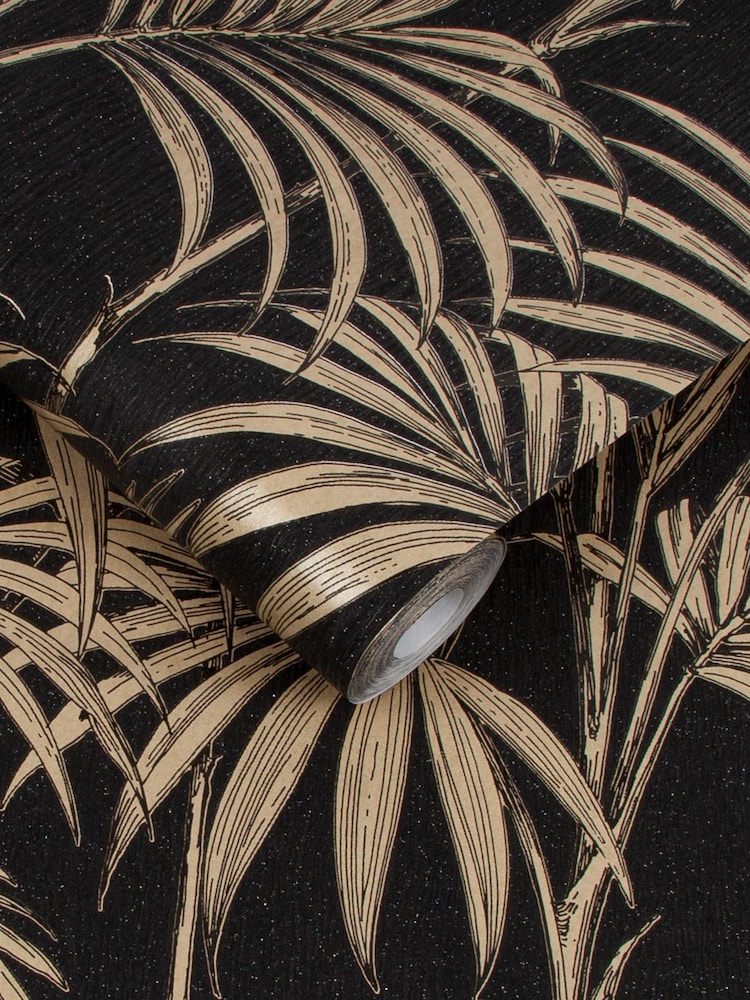 Julien Macdonald Black Honolulu 10M Wallpaper - Image 3 of 3