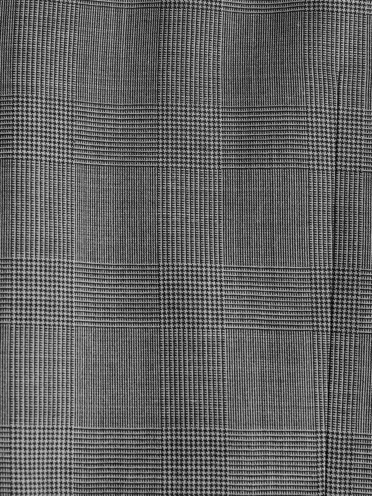 Gris - Signature TG Di Fabio Costume à À carreaux riche en laine : gilet - Image 3 of 5