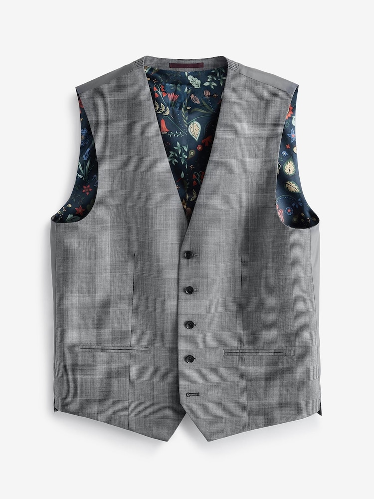 Grey Signature TG Di Fabio Wool Rich Check Suit: Waistcoat - Image 5 of 5 Grey Signature TG Di Fabio Wool Rich Check Suit: Waistcoat - Image 5 of 5