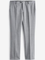 Light Grey Slim Fit Signature TG Di Fabio Wool Rich Puppytooth Suit: Trousers - Image 1 of 3