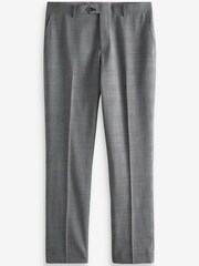 Grey Regular Fit Signature TG Di Fabio Wool Rich Check Suit: Trousers - Image 2 of 4