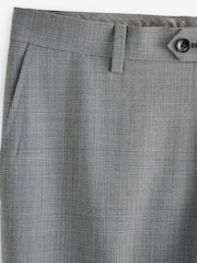 Grey Regular Fit Signature TG Di Fabio Wool Rich Check Suit: Trousers - Image 3 of 4
