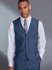 Light Blue Signature Tollegno Wool Suit: Waistcoat - Image 1 of 1