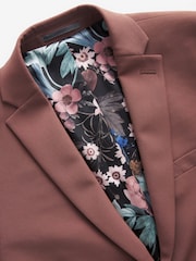 Brązowy - Obcisły krój - Motion Flex Stretch Suit: Jacket - Image 4 of 6