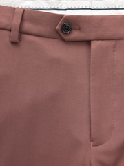 Brown Skinny Fit Motion Flex Stretch Suit: Trousers - Image 3 of 3