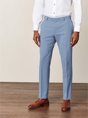 Blue Skinny Fit Motion Flex Stretch Suit: Trousers - Image 1 of 9