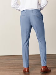 Blue Skinny Fit Motion Flex Stretch Suit: Trousers - Image 2 of 9