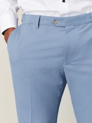 Blue Skinny Fit Motion Flex Stretch Suit: Trousers - Image 5 of 9