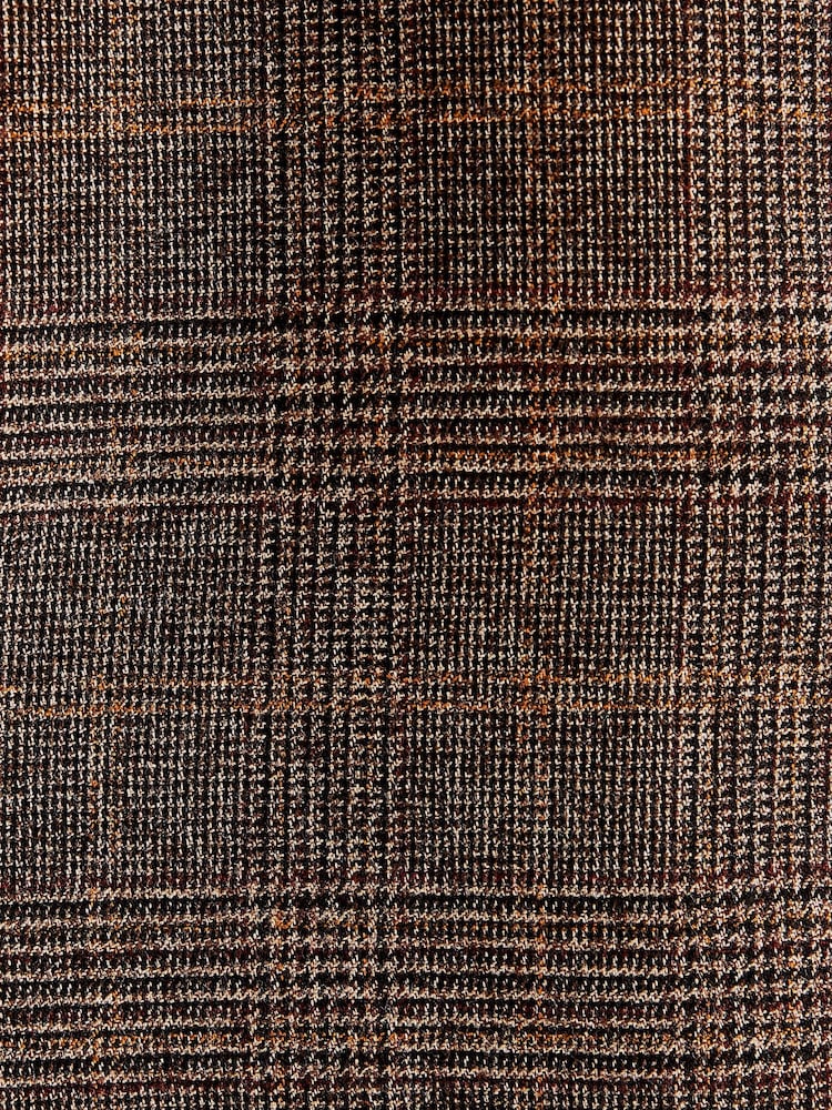Brown Check Suit Waistcoat - Image 3 of 3