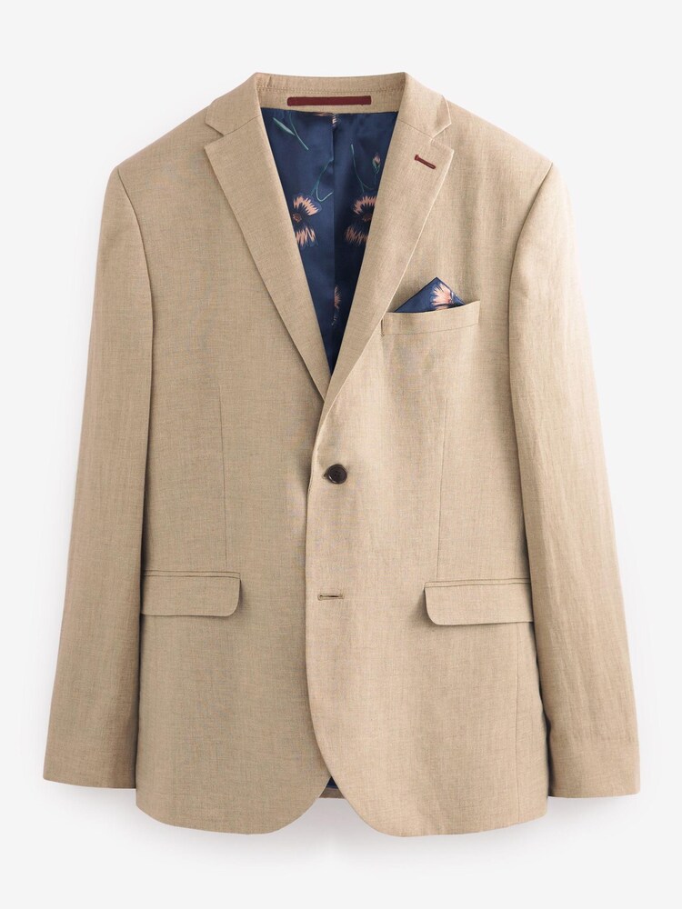 Neutral Signature Nova Fides 100% Linen Suit: Jacket - Image 1 of 3