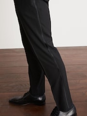 Black Tuxedo Suit: Trousers - Image 3 of 8