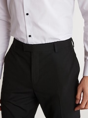 Black Tuxedo Suit: Trousers - Image 4 of 8