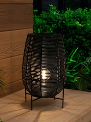 Black Solar Helsinki Outdoor Lantern Light - Image 1 of 5