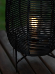 Black Solar Helsinki Outdoor Lantern Light - Image 3 of 5