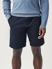Navy/Charcoal Straight Fit Stretch Chino Shorts 2 Pack - Image 3 of 12