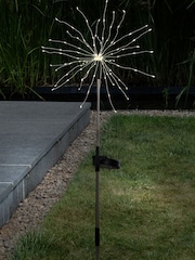 Silver Solar Dandelion Stake Outdoor Light - Image 1 of 7