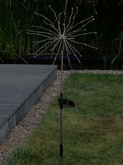 Silver Solar Dandelion Stake Outdoor Light - Image 2 of 7