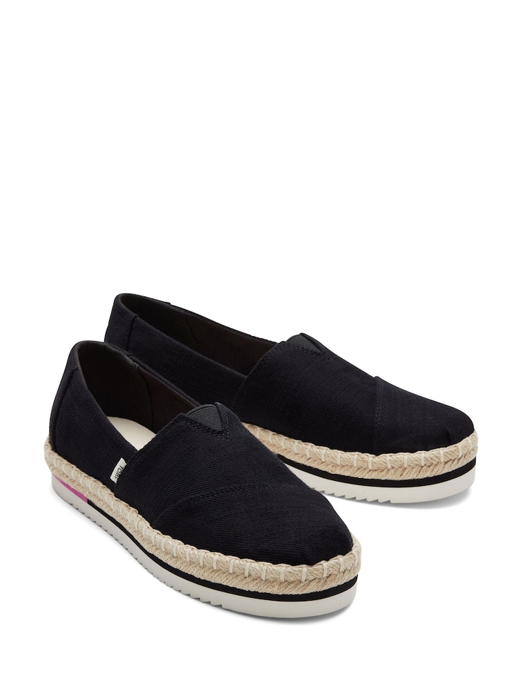 TOMS Vegan Alpagarta Platform Rope Shoes - Image 2 of 5 TOMS Vegan Alpagarta Platform Rope Shoes - Image 2 of 5